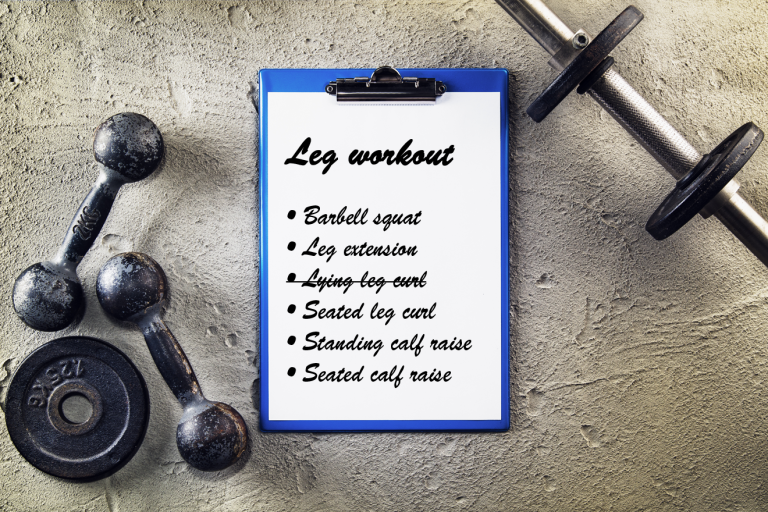Leg workout plan